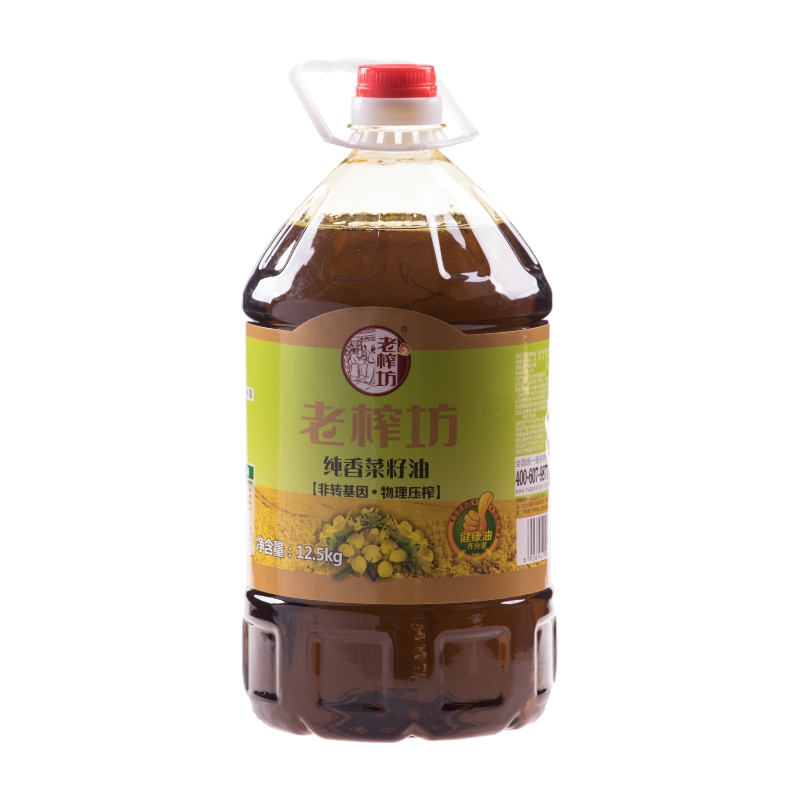 老榨坊 純香菜籽油 12.5kg